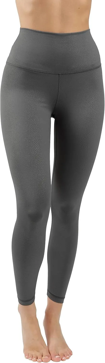 90 Degree By Reflex High Waist Tummy Control Squat Proof Ankle Length Printed Leggings