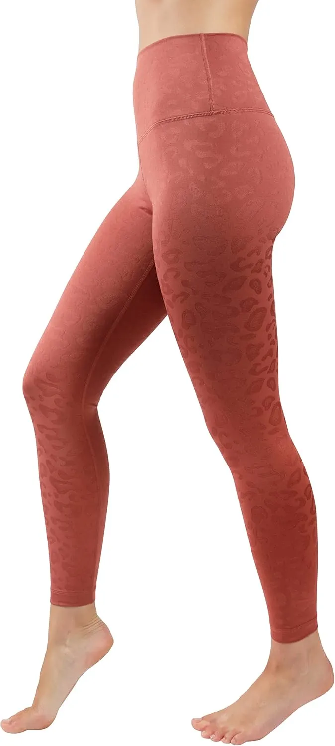 90 Degree By Reflex High Waist Tummy Control Squat Proof Ankle Length Printed Leggings