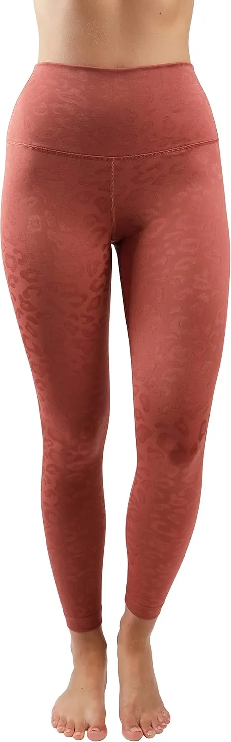 90 Degree By Reflex High Waist Tummy Control Squat Proof Ankle Length Printed Leggings