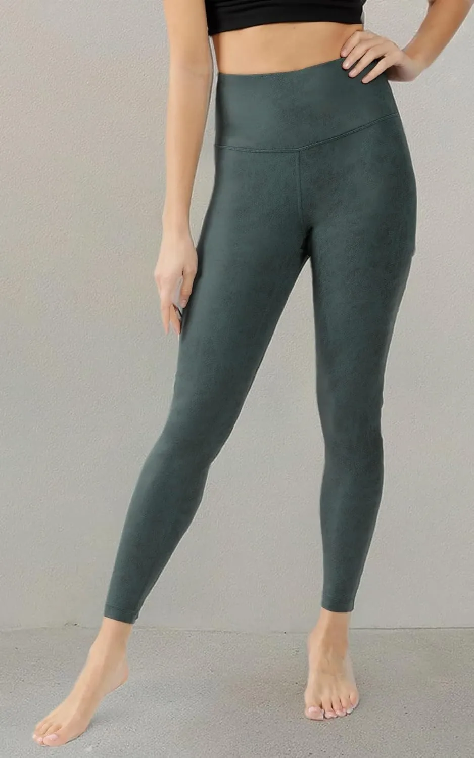 90 Degree By Reflex Womens High Waist Squat Proof Ankle Length Printed Leggings