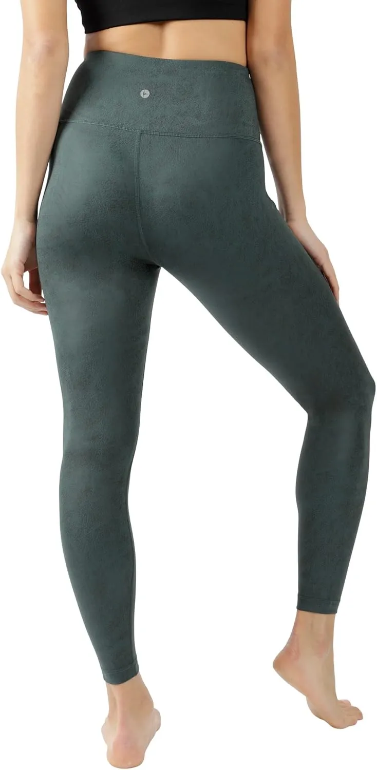 90 Degree By Reflex Womens High Waist Squat Proof Ankle Length Printed Leggings