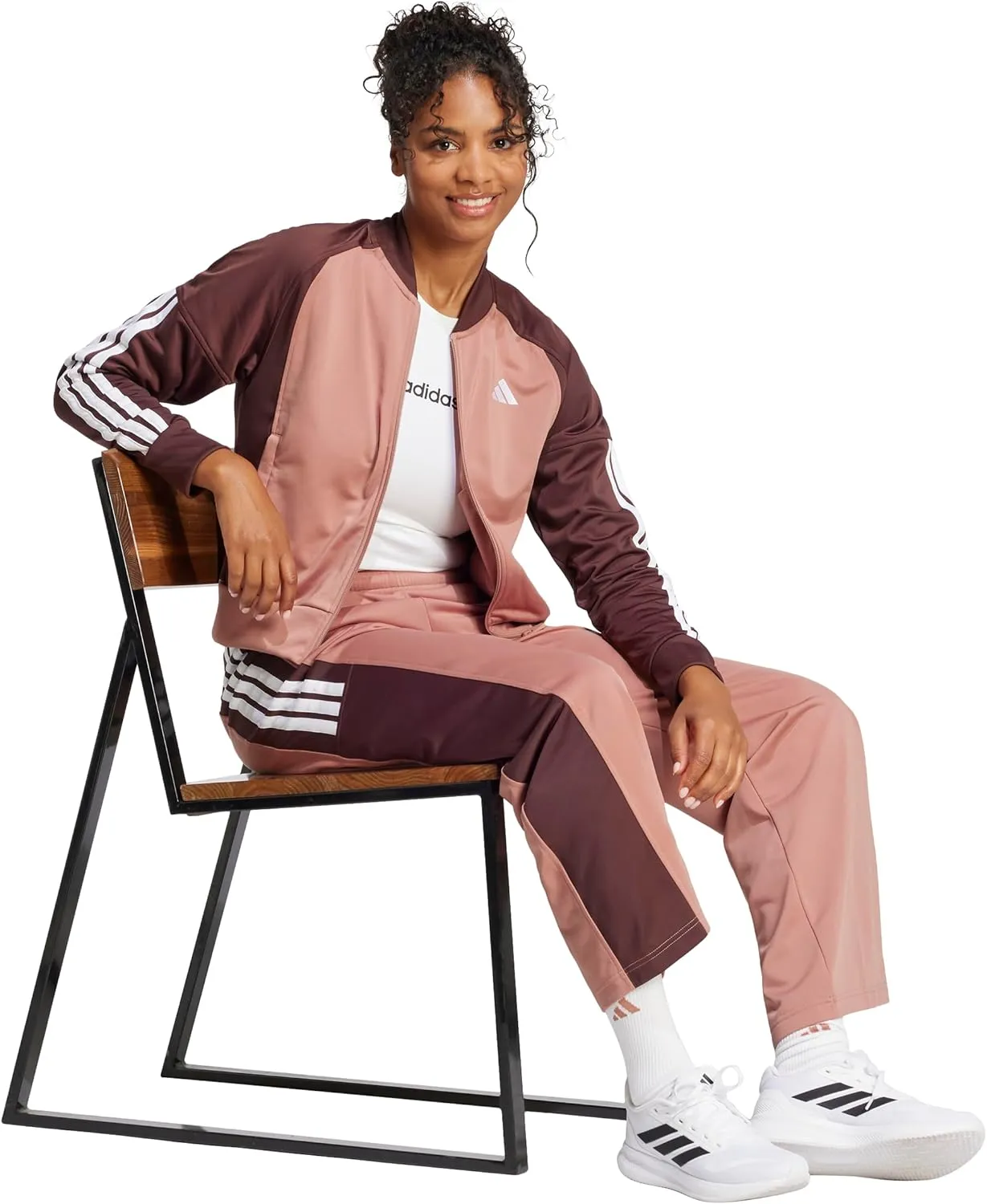 adidas Women's Tricot 3-Stripes Fashion Track Pants