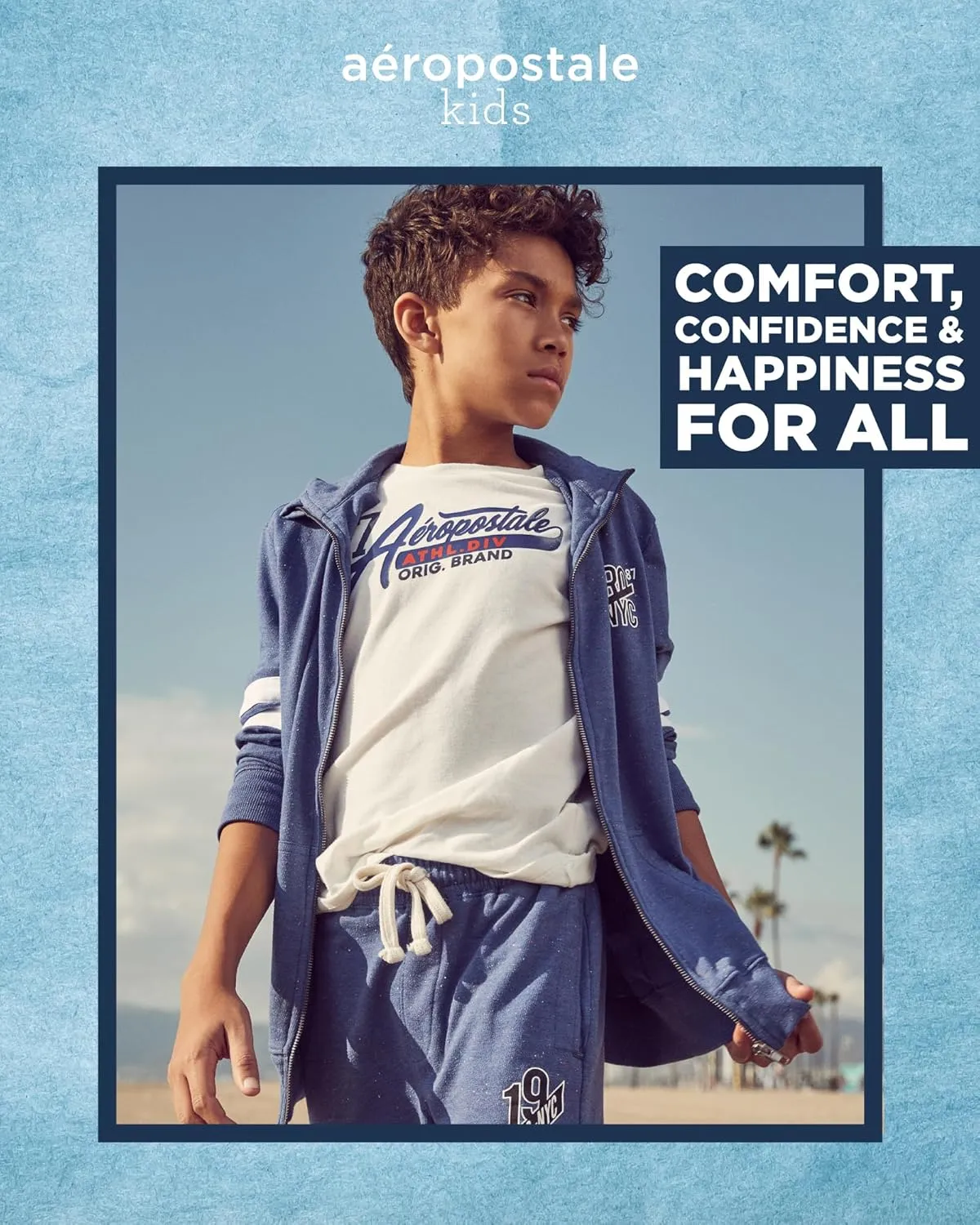 AEROPOSTALE Boys' Jogger Pants Set - 2 Piece Fleece Bomber Jacket and Jogger Pants - Activewear Jogset for Boys (8-12)