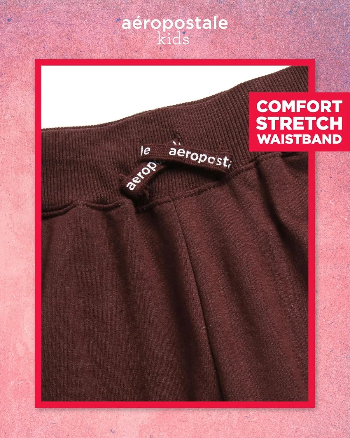 AEROPOSTALE Girls' Sweatpants - Fleece Wide Leg Performance Jogger Pants for Girls - Kids' Lightweight Joggers (7-16)