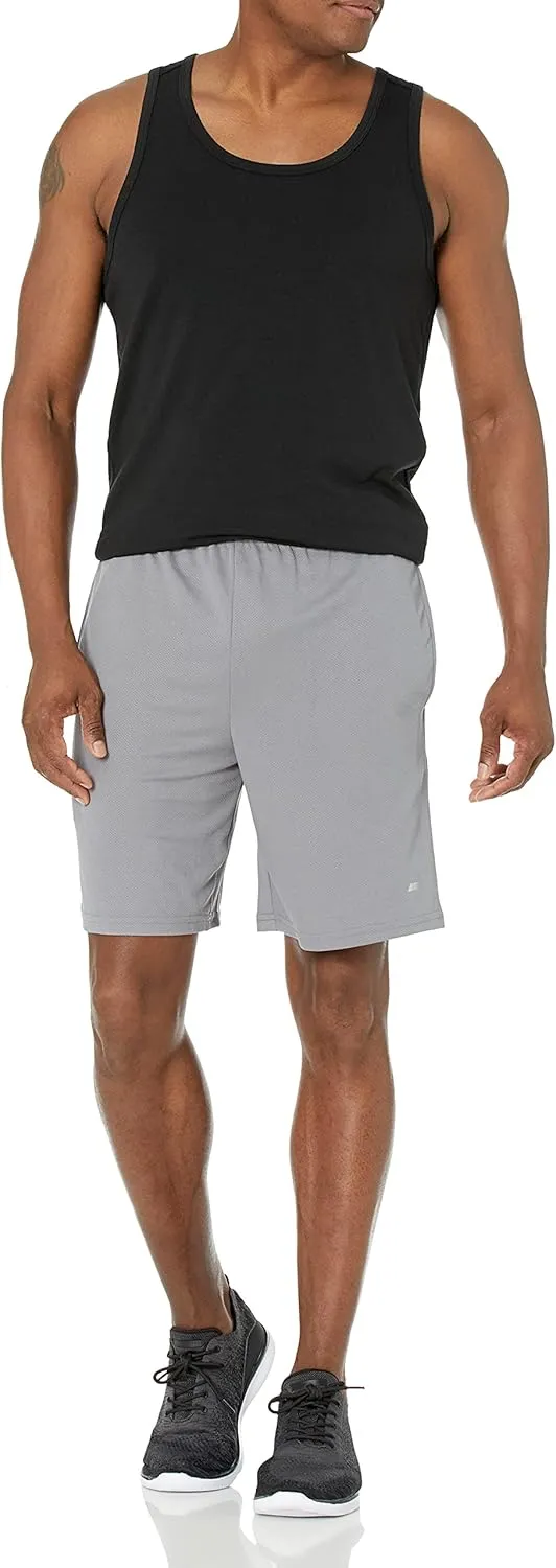 Amazon Essentials Men's Performance Tech Loose-Fit Shorts (Available in Big & Tall), Pack of 2