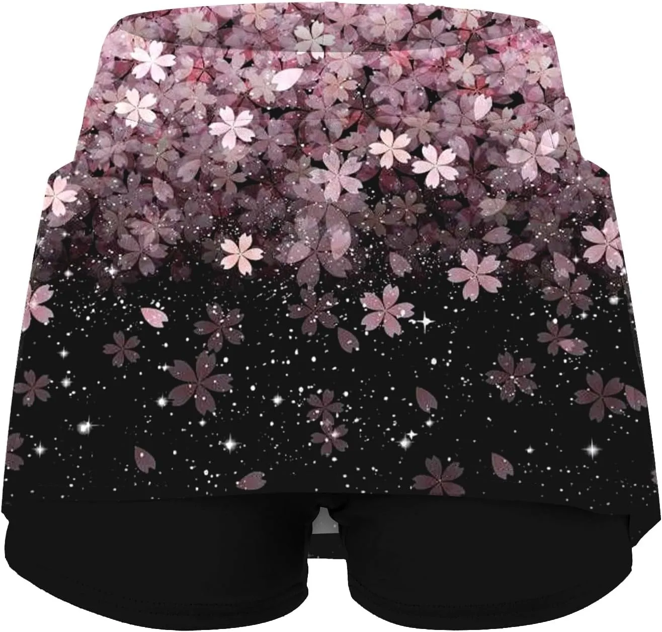 Athletic Skorts for Woman Black High Waisted Tummy Control Women's Yoga Shorts Dressy Casual with Pockets Skirts