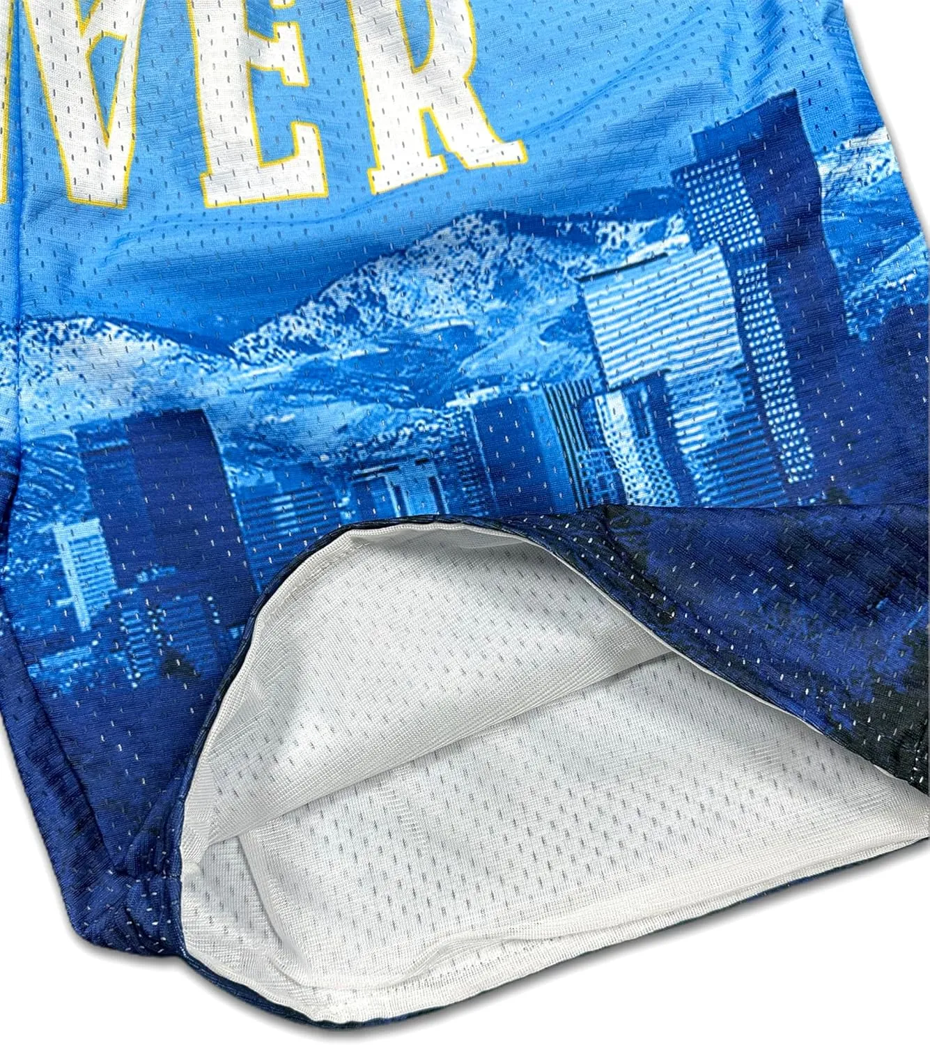 Basketball Shorts City Skyline Night View Zipper Pockets Quick Drying Trunks Fashion Hip-hop Gift for Men Gym Running