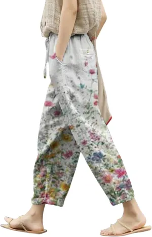 Beach Vacation and Summer Casual Drawstring Pants 2025 Beach Travel Vacation Outfits Leggings for Women Black
