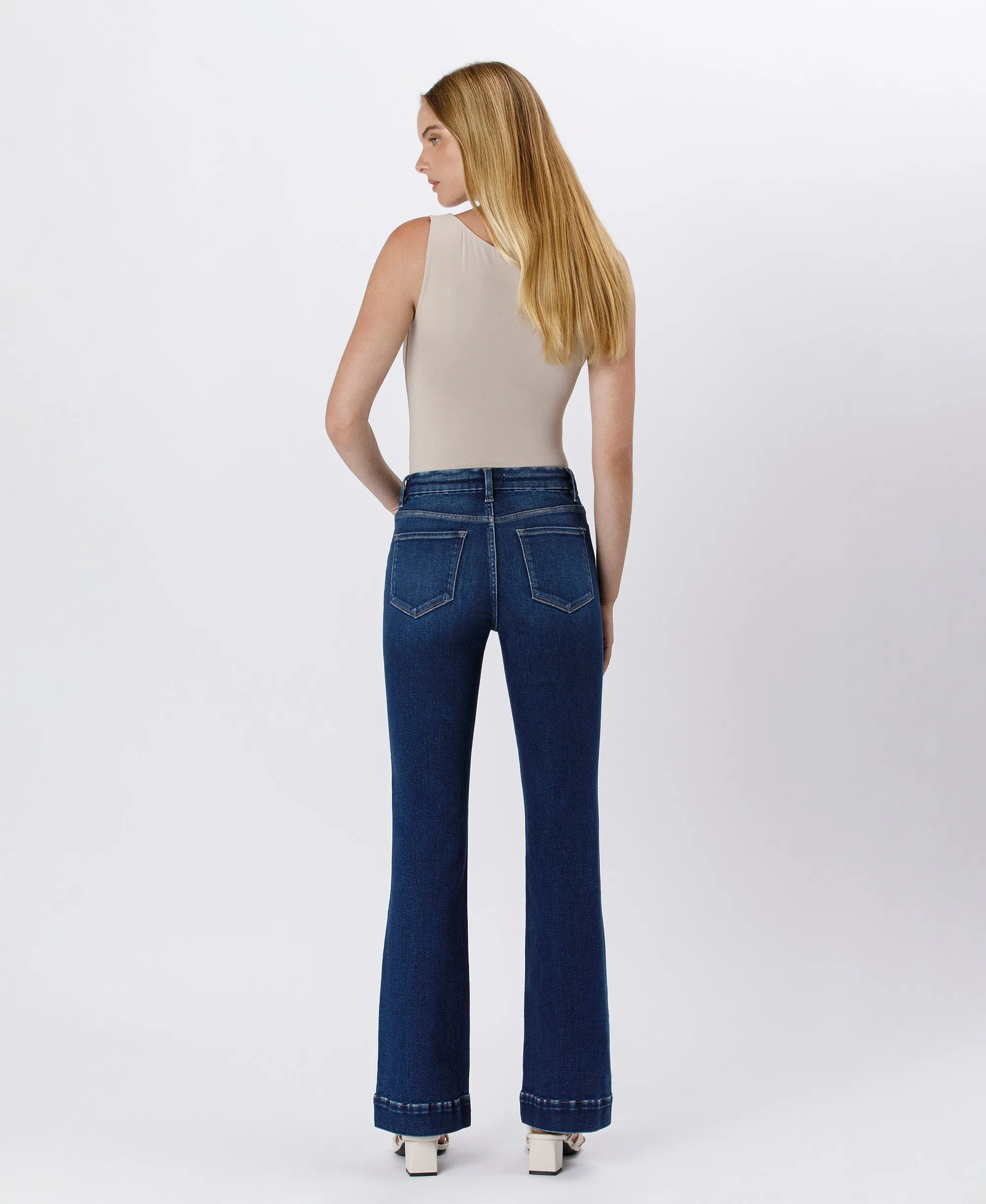 Blue Element - High Rise Trouser Hem Bootcut Jeans