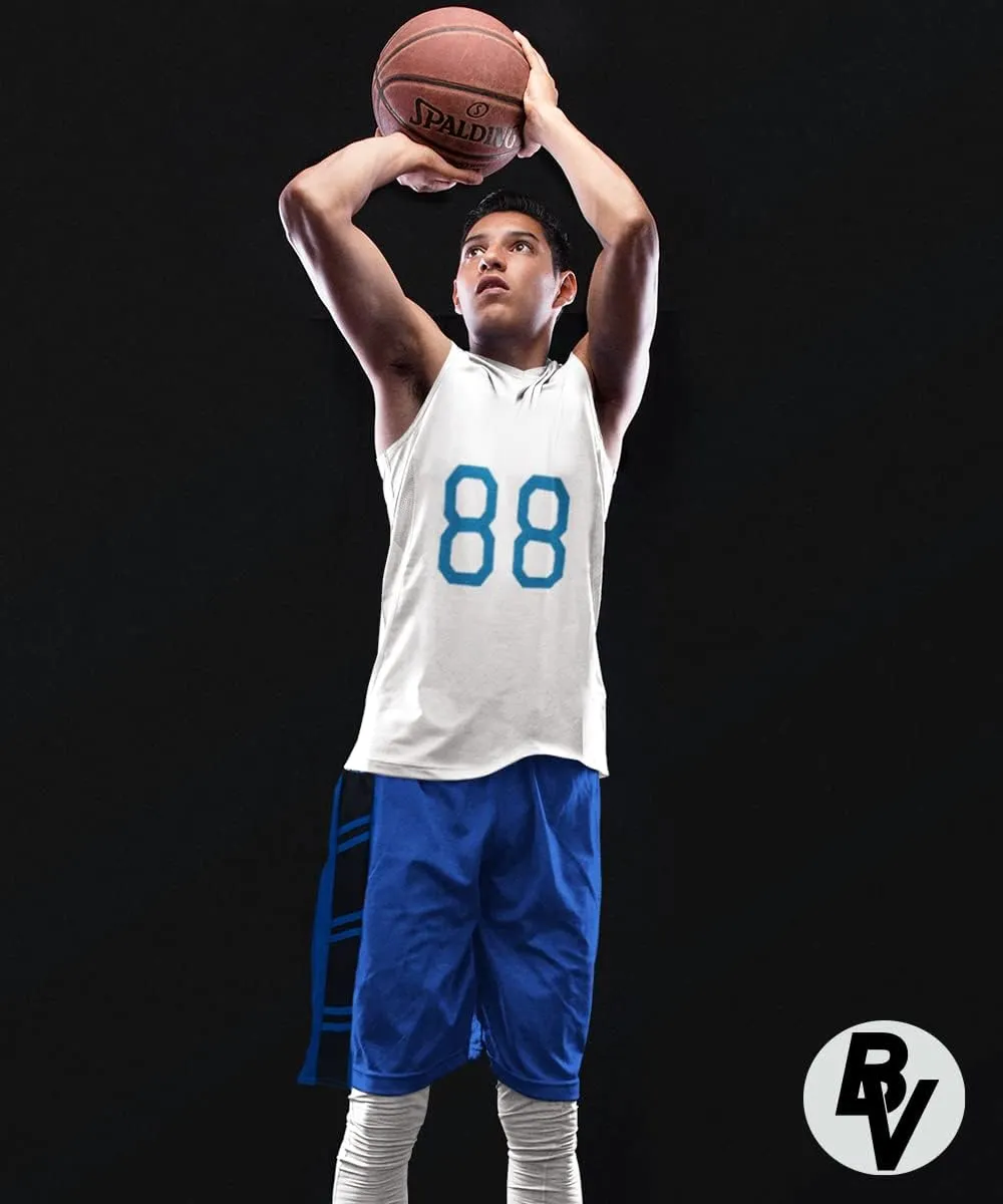 BROOKLYN VERTICAL Boys 5-Pack Athletic Mesh Basketball Shorts with Pockets| Sizes 2T to 18/20