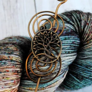 Celtic Tree of Life Shawl Pin - Charmed Bronze