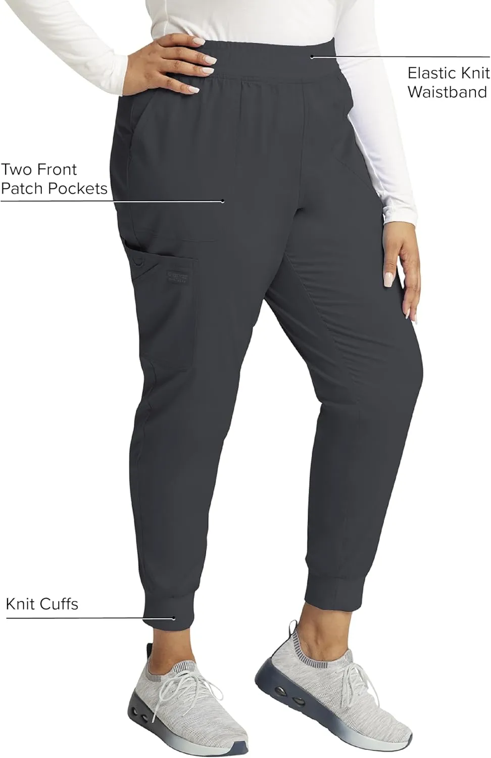 Cherokee Jogger Pants for Women with Mid Rise WW115
