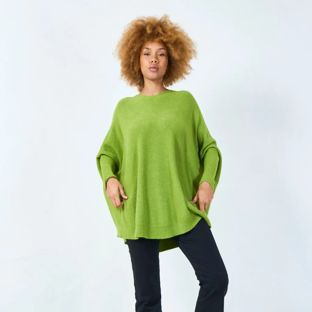 Classic round neck knit sweater wholesale