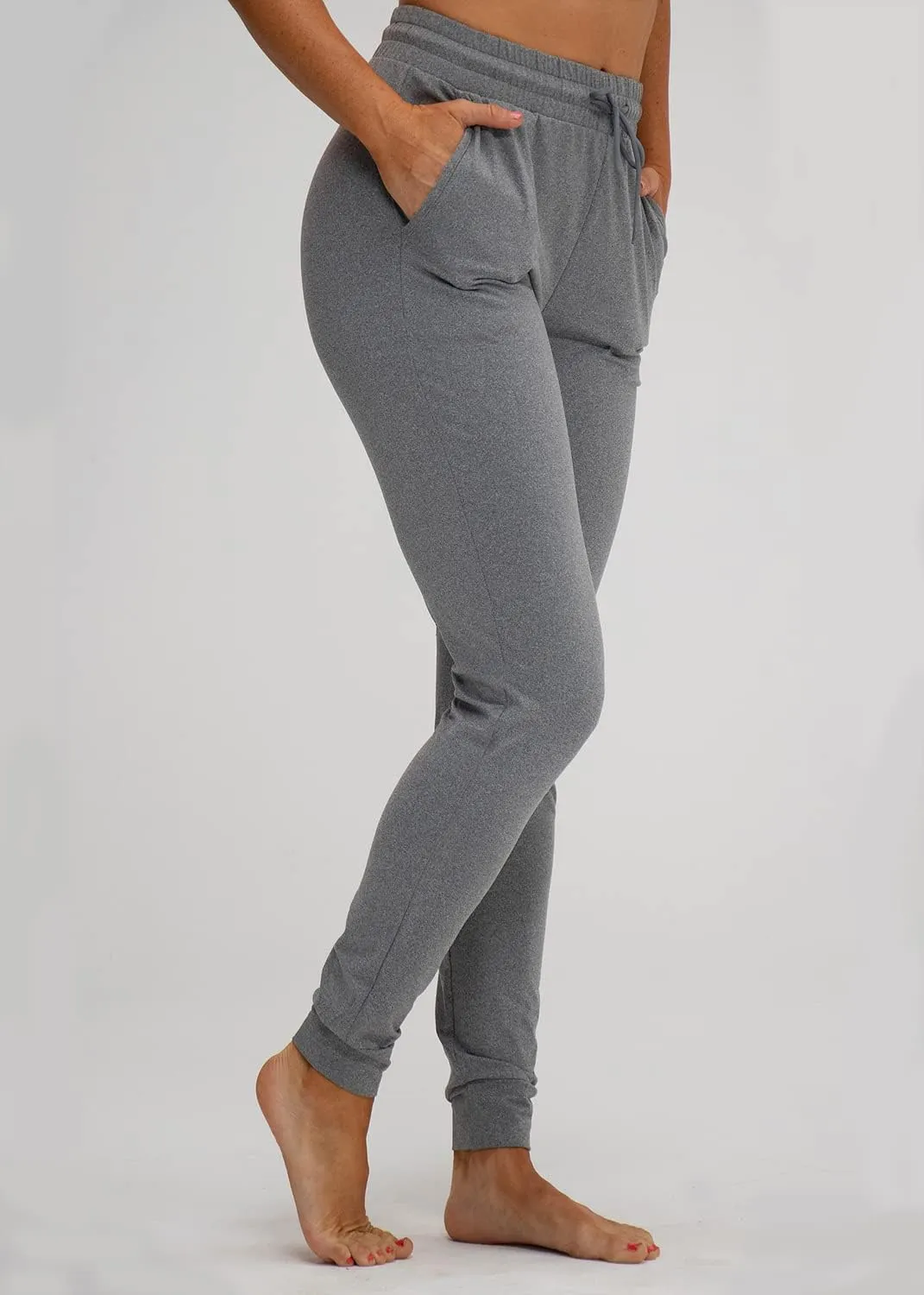 DEVOPS Women's Yoga Jogger Pants with Side Pocket Sweatpants