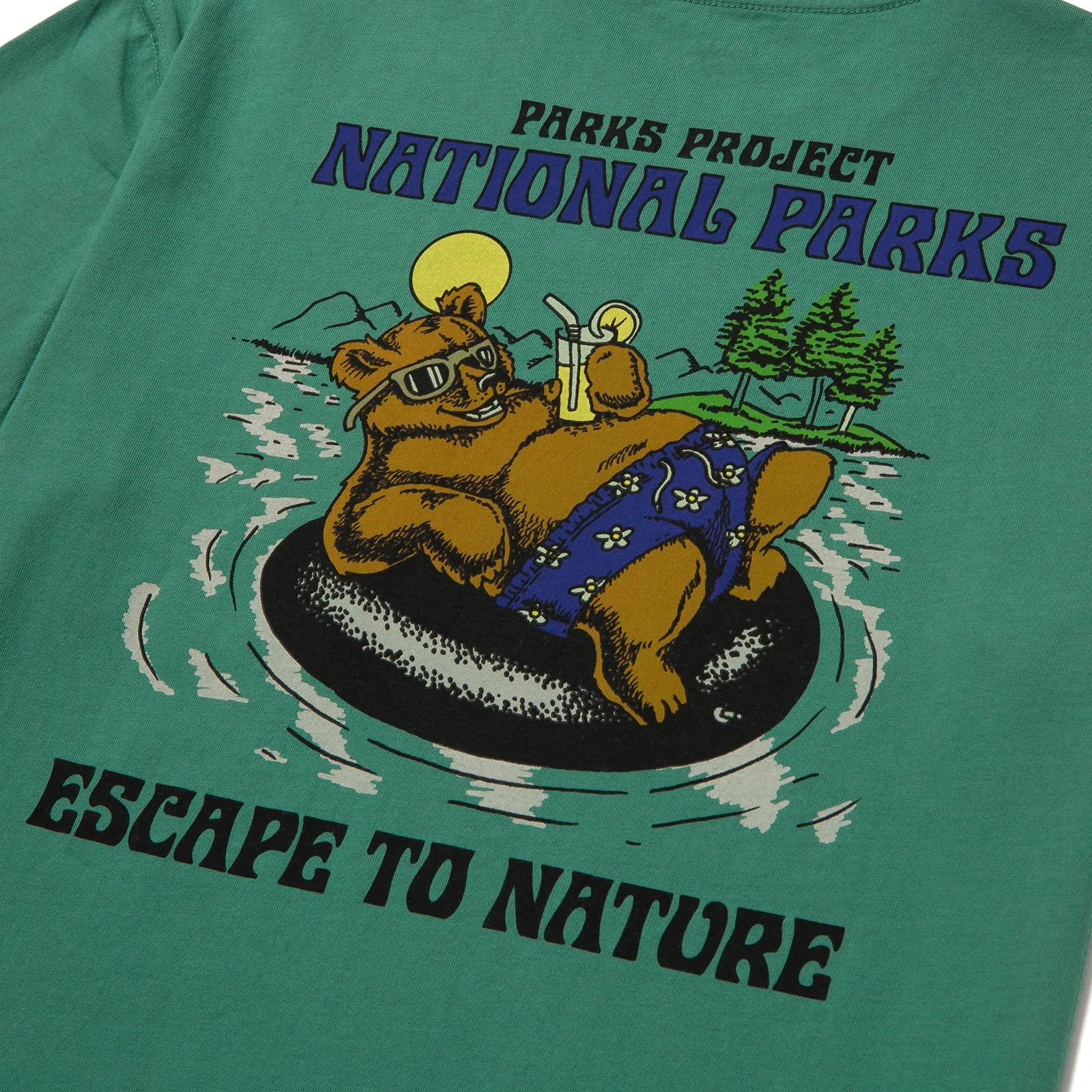 Escape to Nature Bear Float Pocket Tee