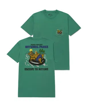 Escape to Nature Bear Float Pocket Tee