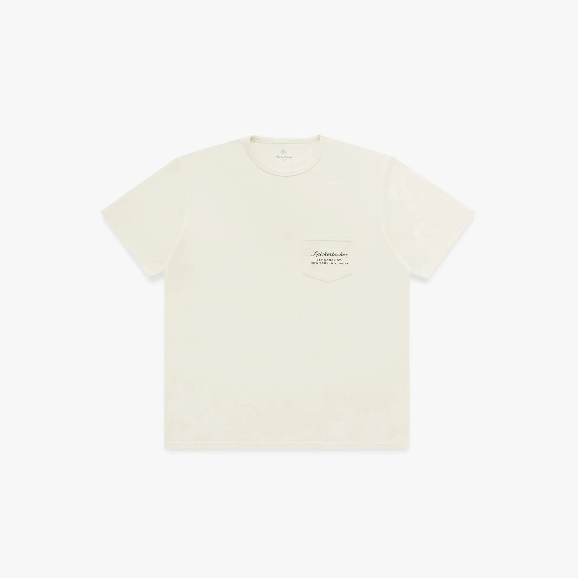 Flagship Pocket T-shirt | Milk | Knickerbocker