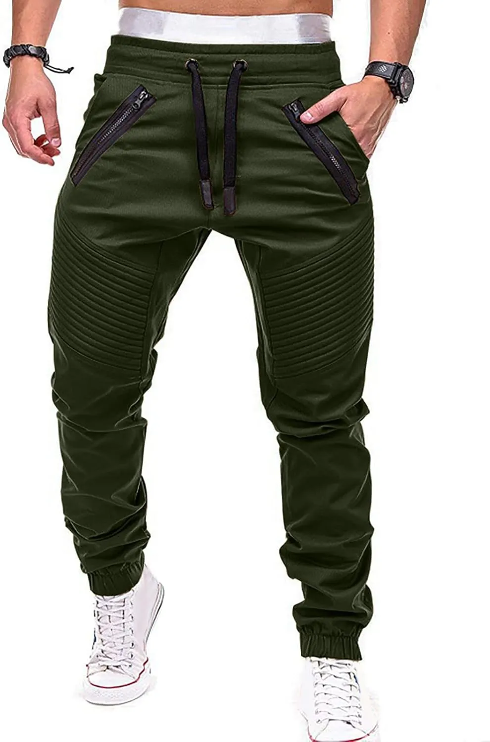 Fleece Pants for Men Sports Casual Jogging Trousers Lightweight Hiking Work Pants Outdoor Pant