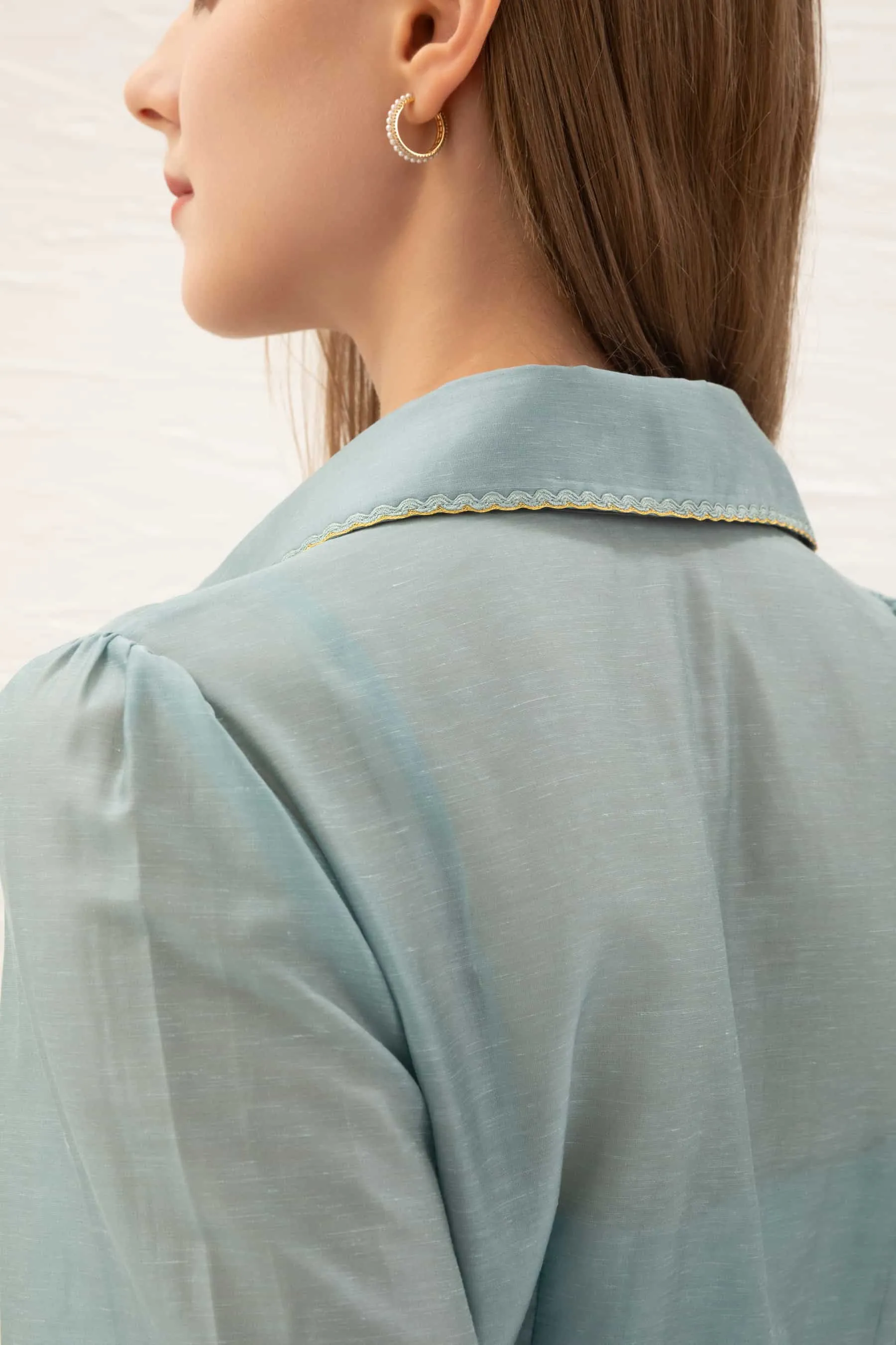 GDS Missika Tencel Blouse | Blue Haze