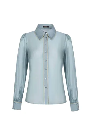 GDS Missika Tencel Blouse | Blue Haze