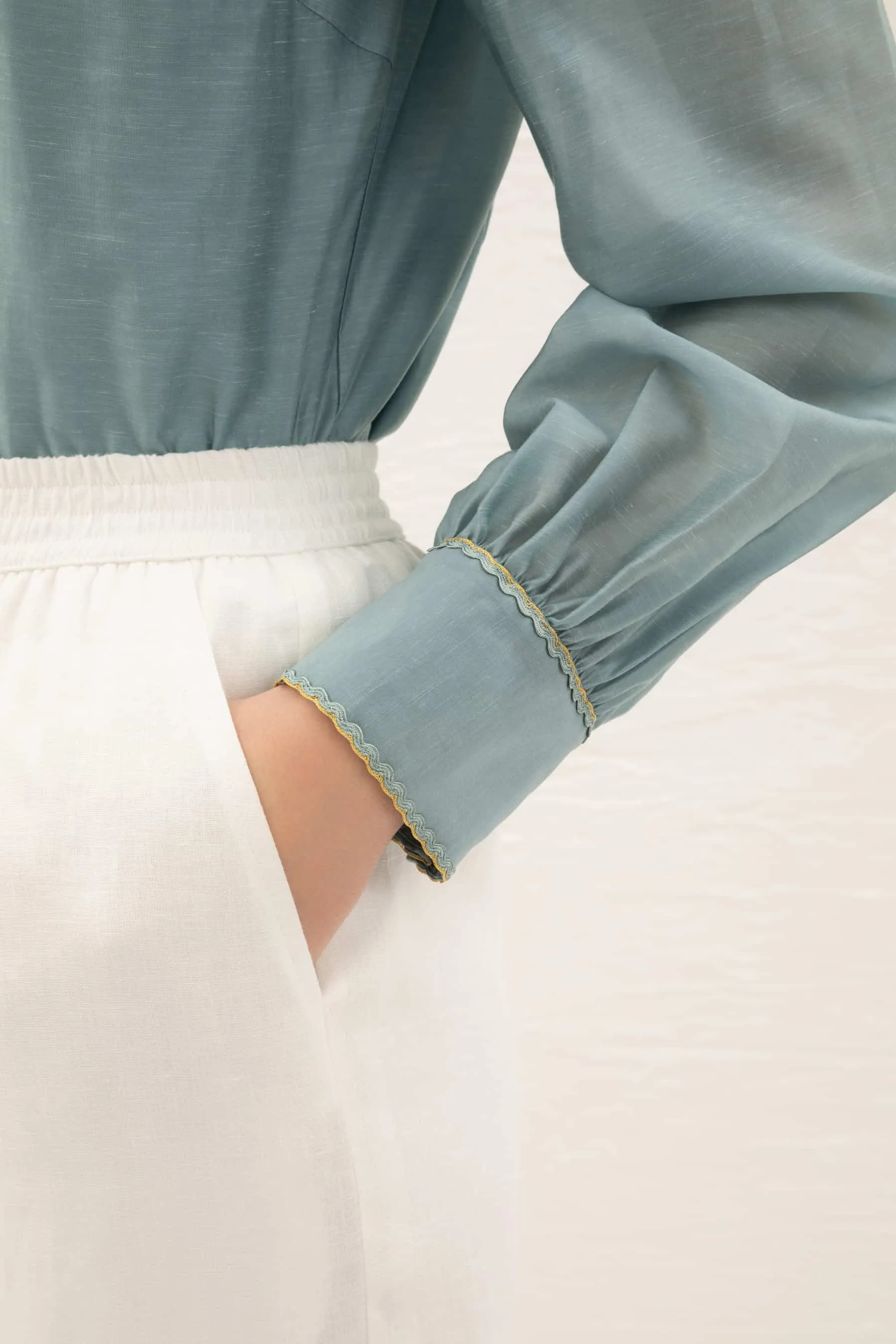 GDS Missika Tencel Blouse | Blue Haze