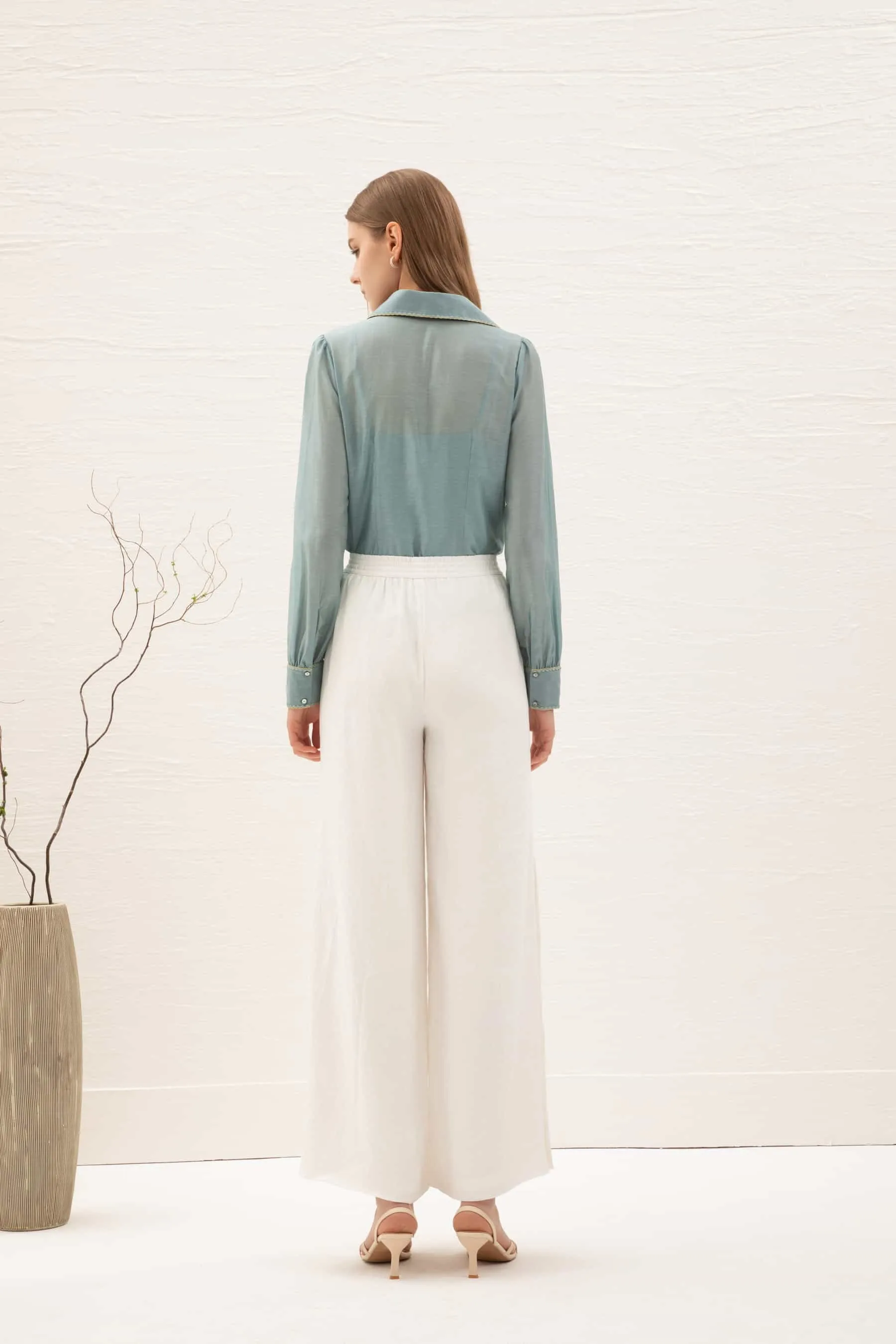 GDS Missika Tencel Blouse | Blue Haze