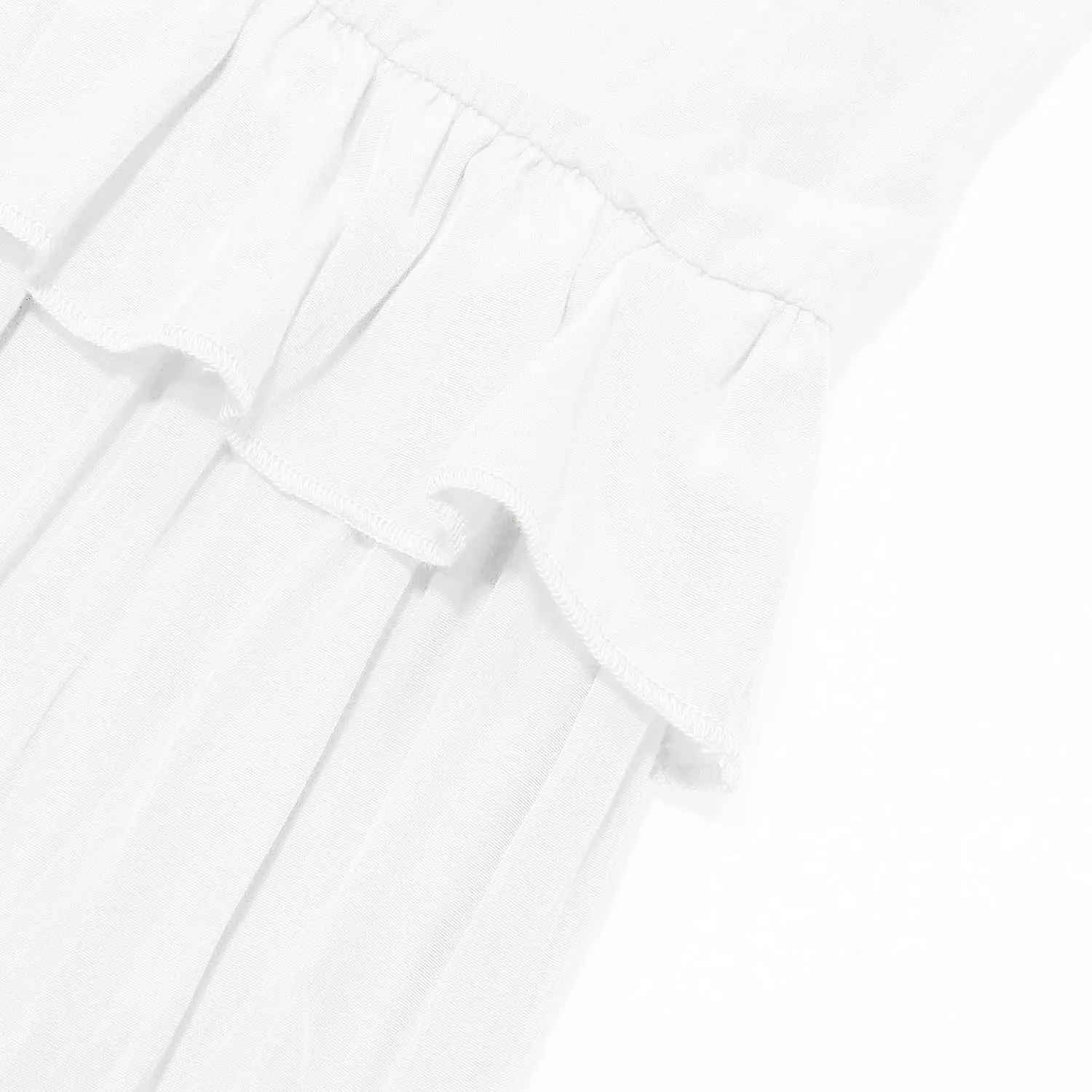 GOKKILRW Maxi Dresses for Women 2025 Summer Halter Long Dress Loose Flowy Boho Swing Smocked Ruffle Beach Dress Resort Wear