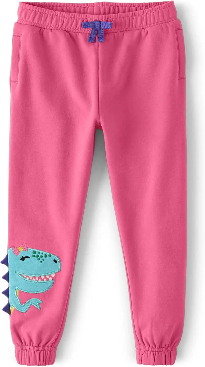 Gymboree Girls' and Toddler Fleece Jogger Sweatpants
