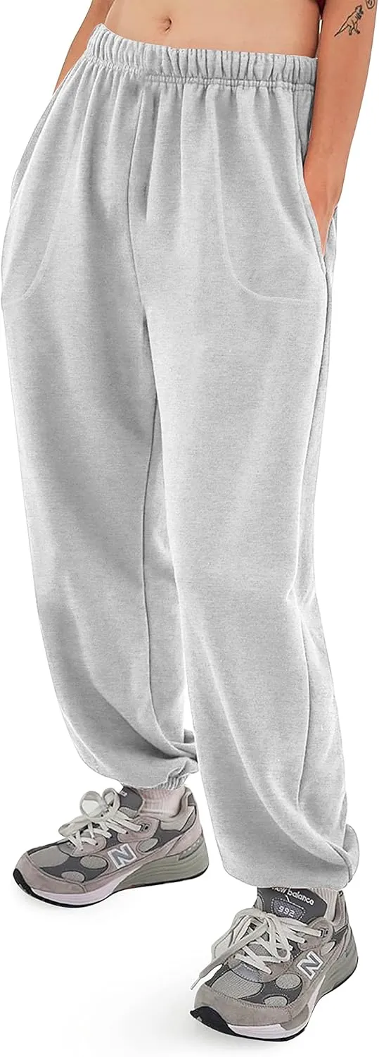 Hat and Beyond Mens Lightweight Sweatpants Elastic Pockets Jogger Pants