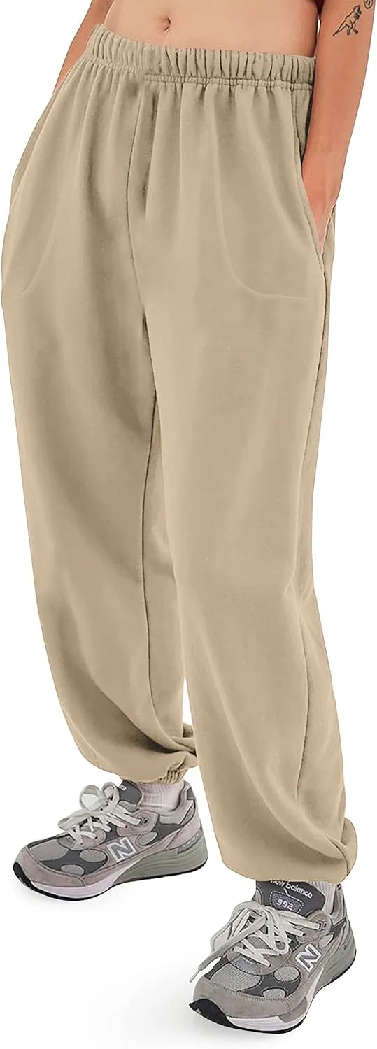 Hat and Beyond Mens Lightweight Sweatpants Elastic Pockets Jogger Pants