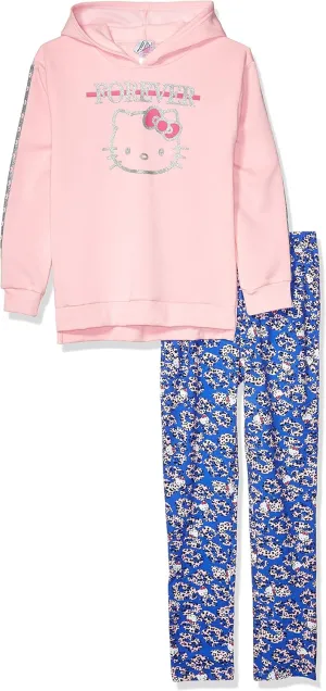 Hello Kitty girls Girls 2 Piece Sweatshirt and Pant Legging Set