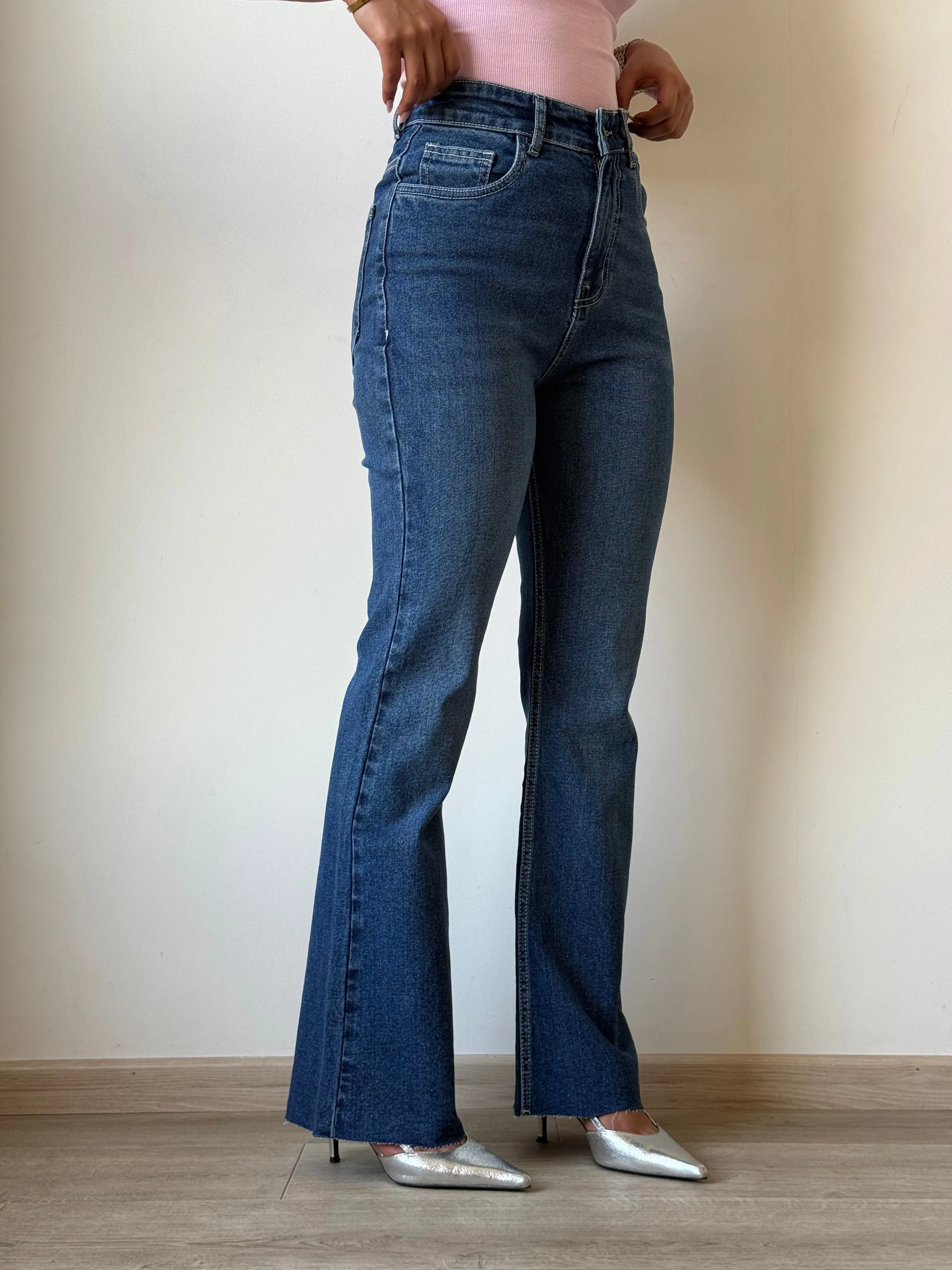 Iconic Babe Raw Edge Bootcut Jeans