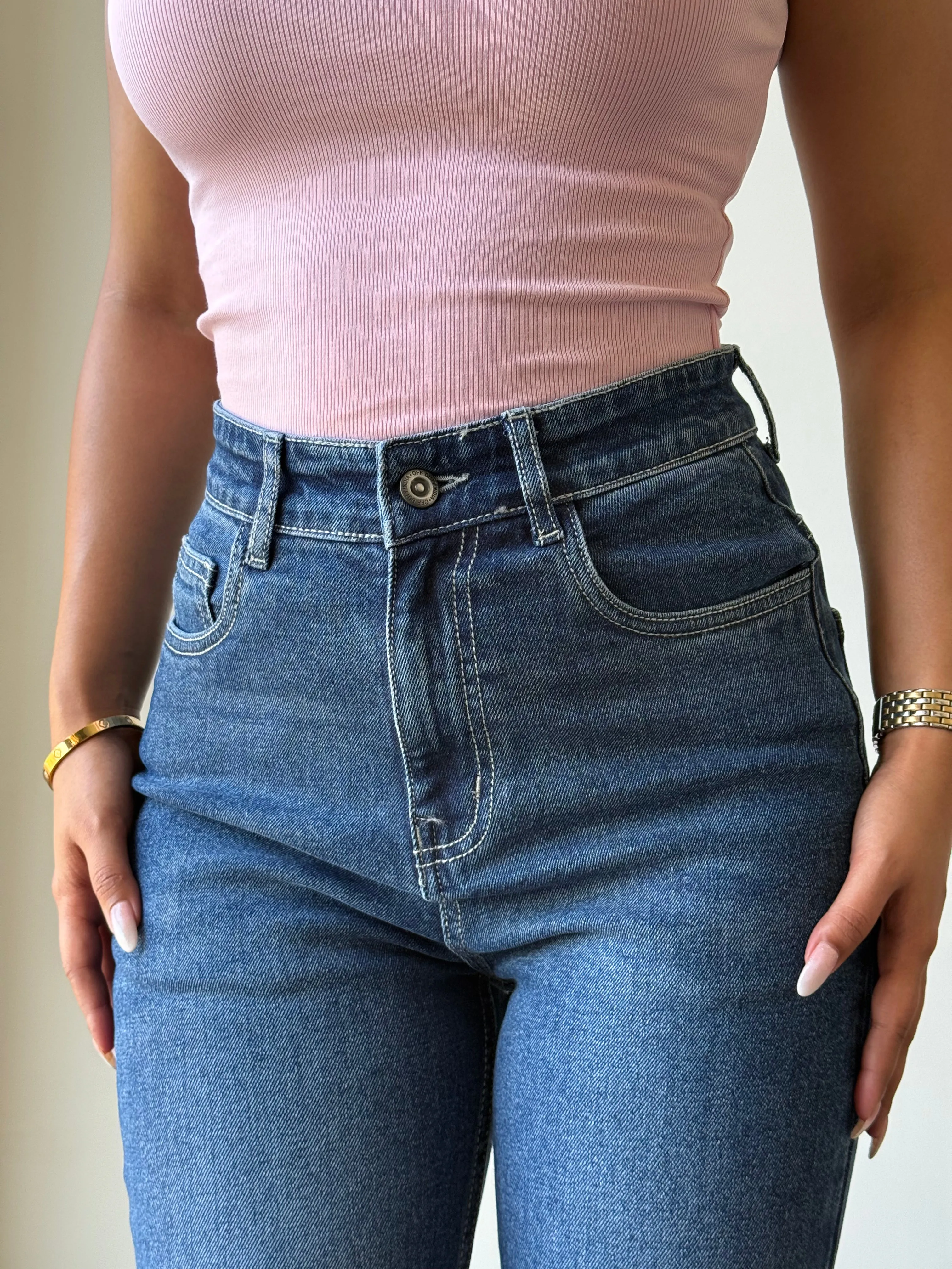 Iconic Babe Raw Edge Bootcut Jeans
