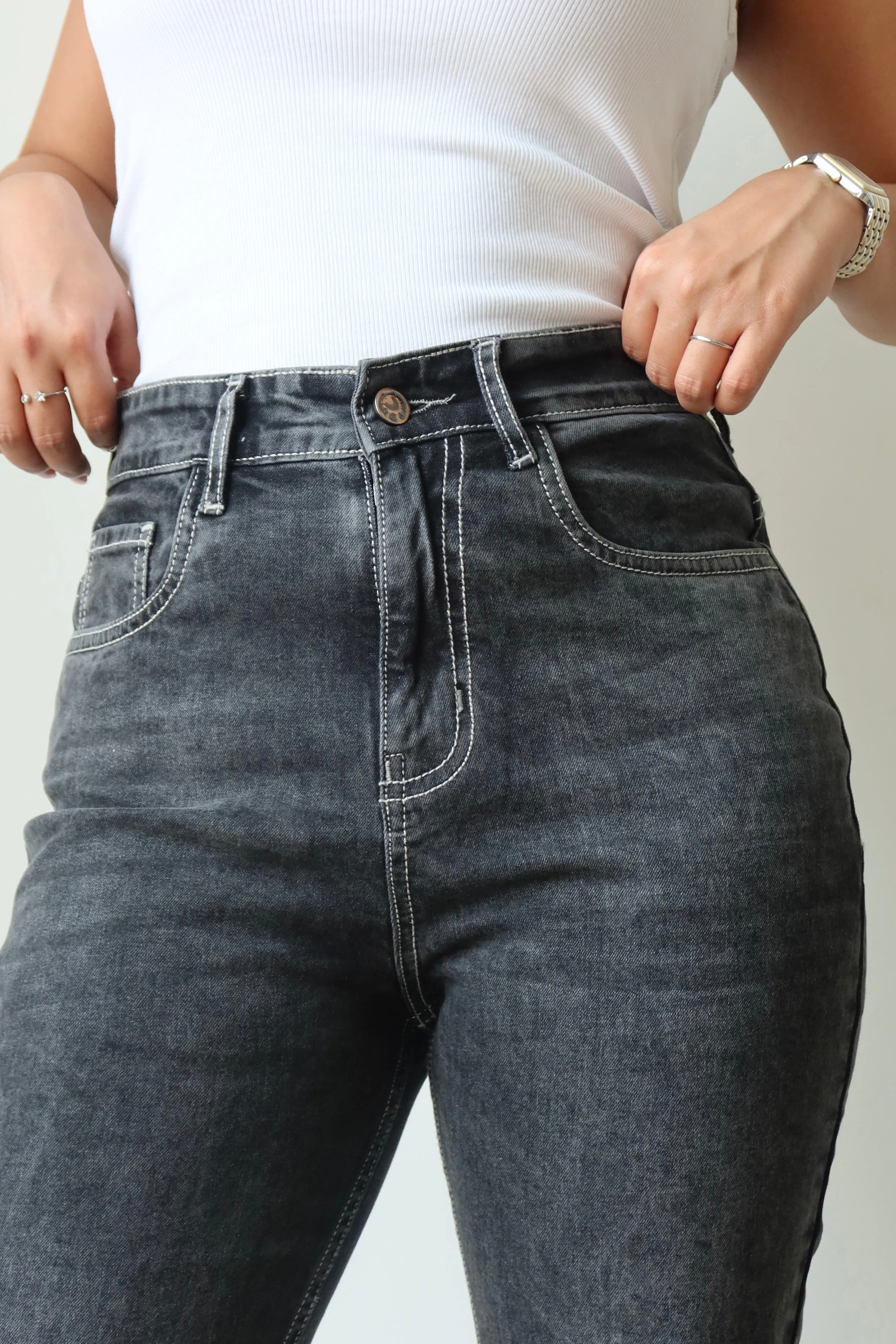 Iconic Babe Raw Edge Bootcut Jeans