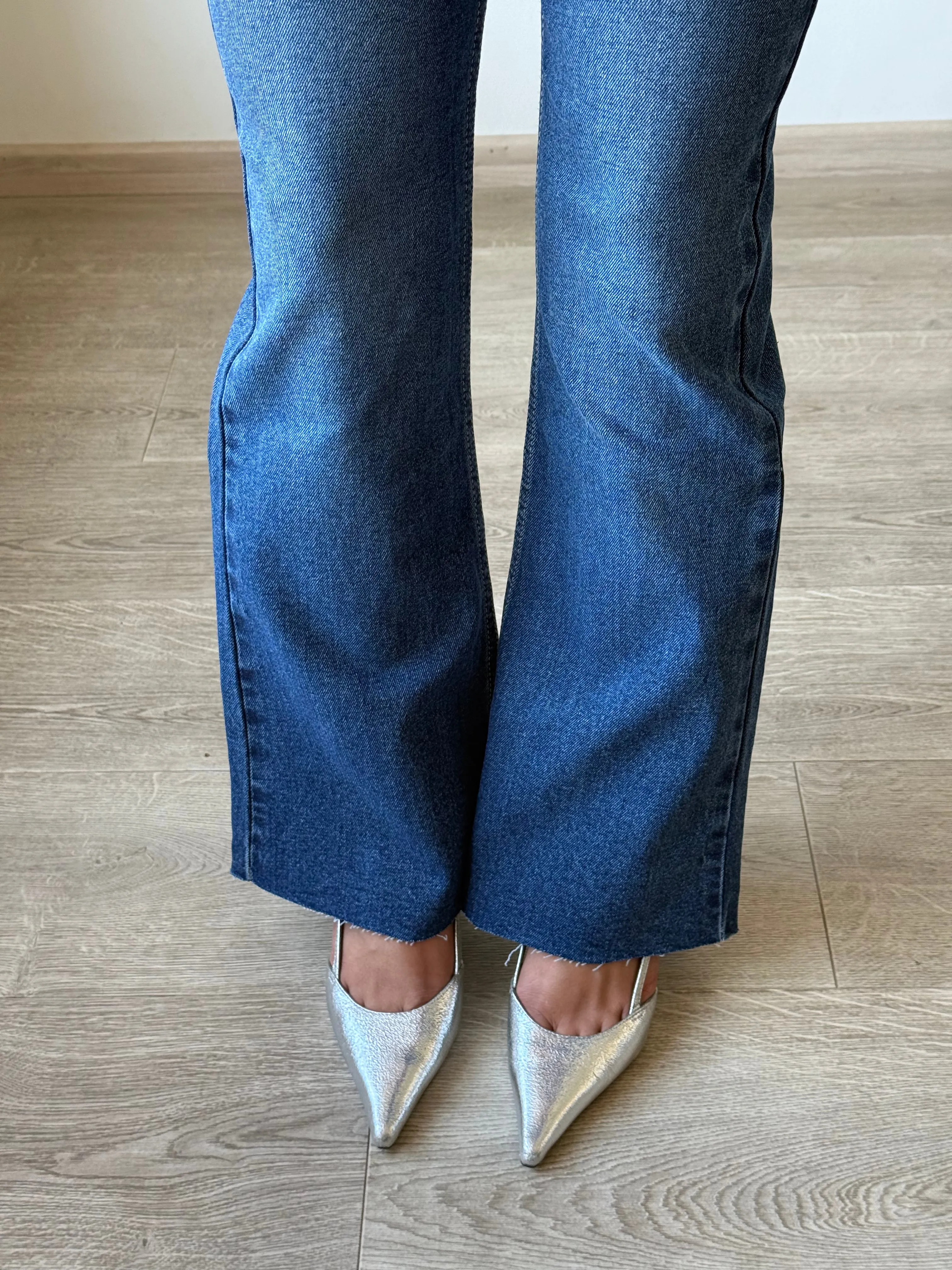 Iconic Babe Raw Edge Bootcut Jeans