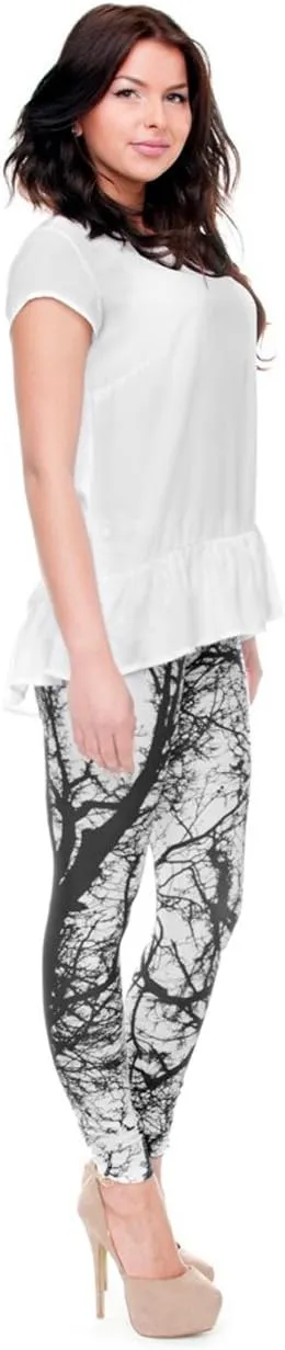 JINKAIJIA Women's Regular Size and Large Size Fashion Designs Digital 3D Printed Leggings(DDK100-1L)