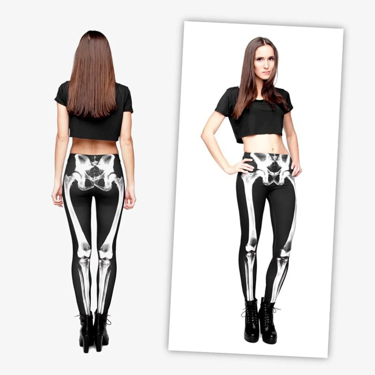 JINKAIJIA Women's Regular Size and Large Size Fashion Designs Digital 3D Printed Leggings(DDK100-1L)