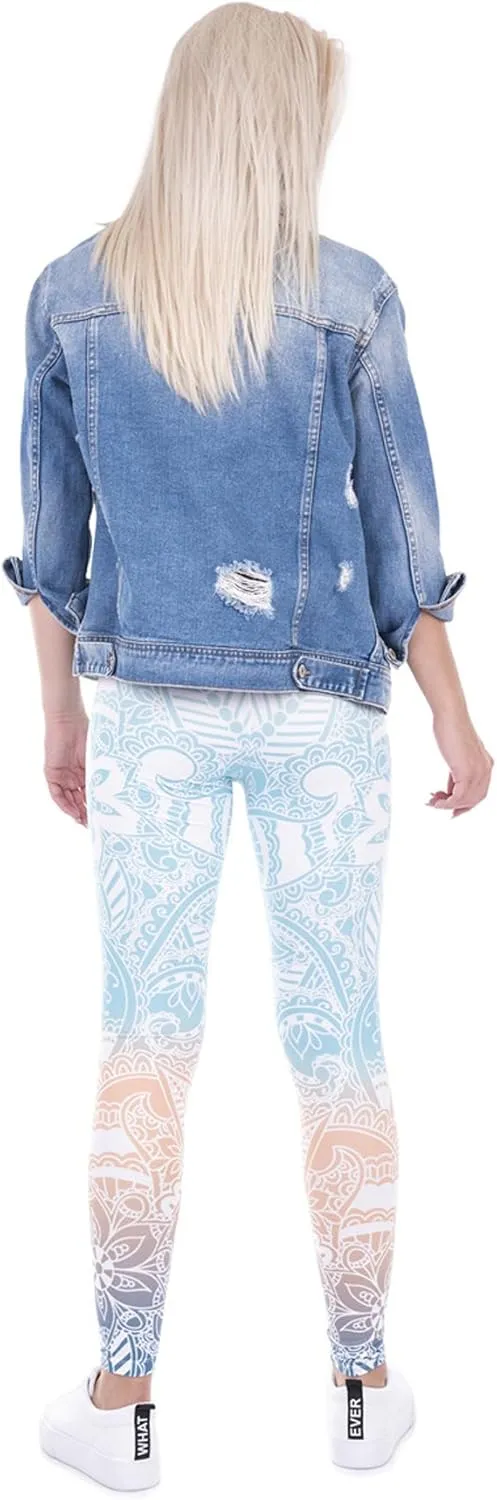 JINKAIJIA Women's Regular Size and Large Size Fashion Designs Digital 3D Printed Leggings(DDK100-1L)