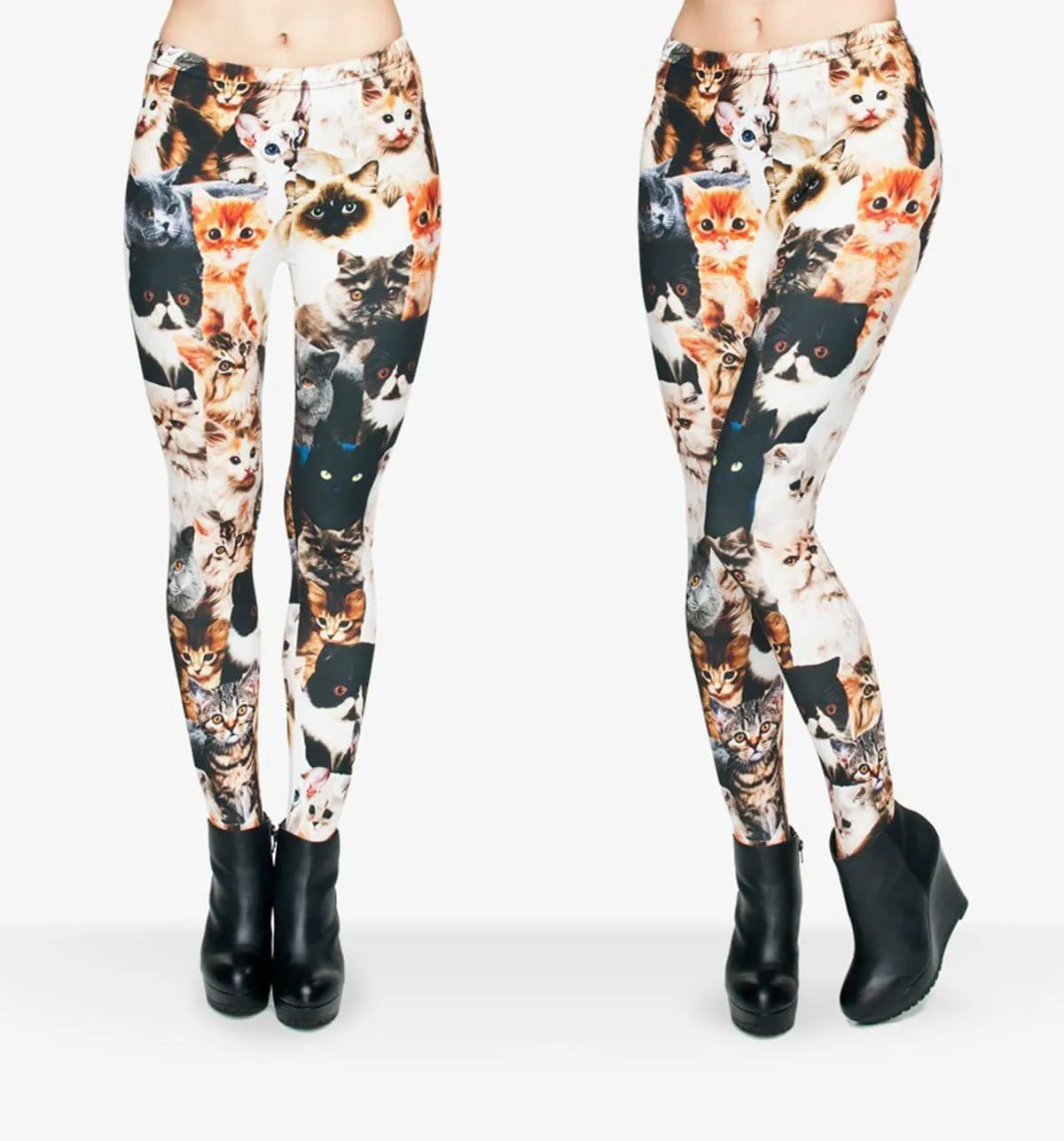 JINKAIJIA Women's Regular Size and Large Size Fashion Designs Digital 3D Printed Leggings(DDK100-1L)