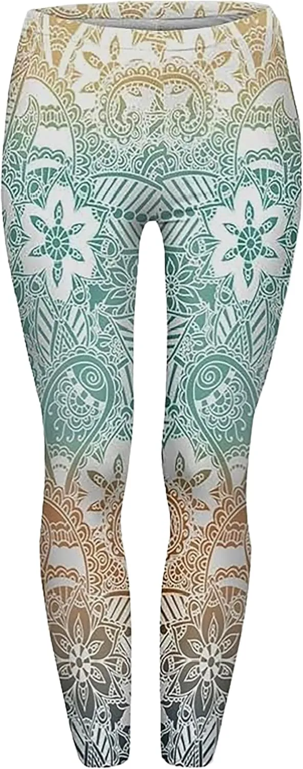 JINKAIJIA Women's Regular Size and Large Size Fashion Designs Digital 3D Printed Leggings(DDK100-1L)