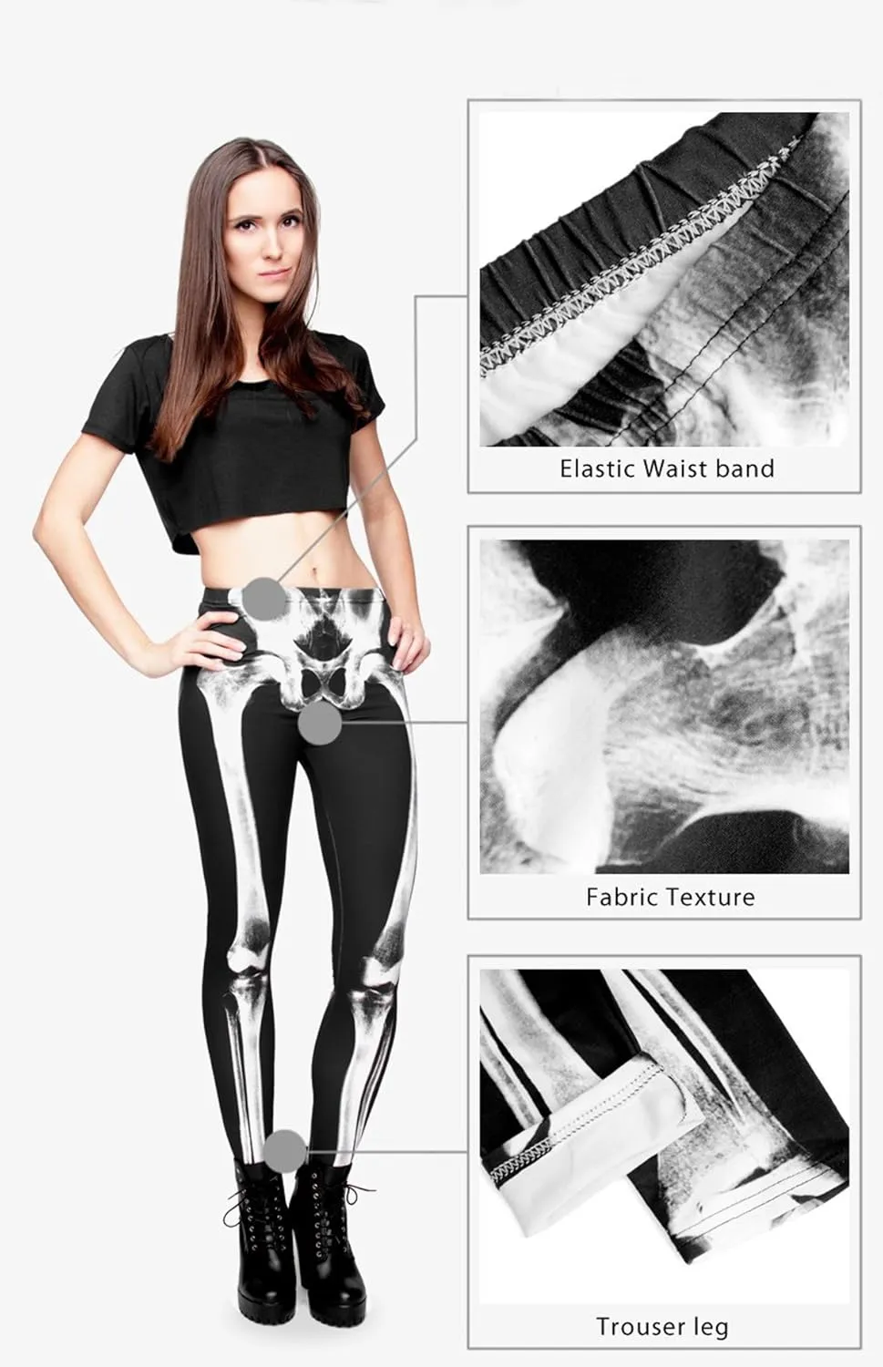 JINKAIJIA Women's Regular Size and Large Size Fashion Designs Digital 3D Printed Leggings(DDK100-1L)