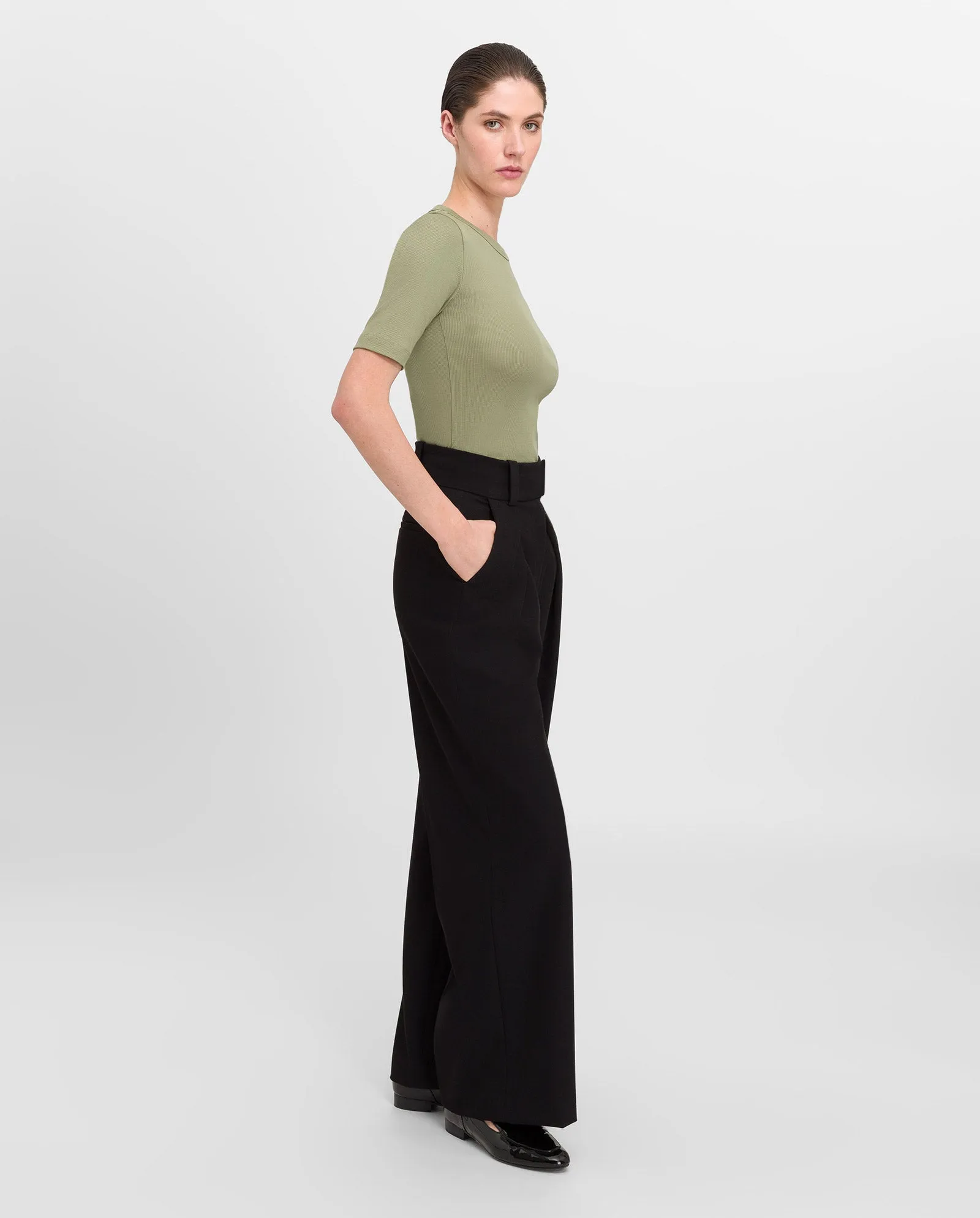 KRISTIN Rib T-Shirt