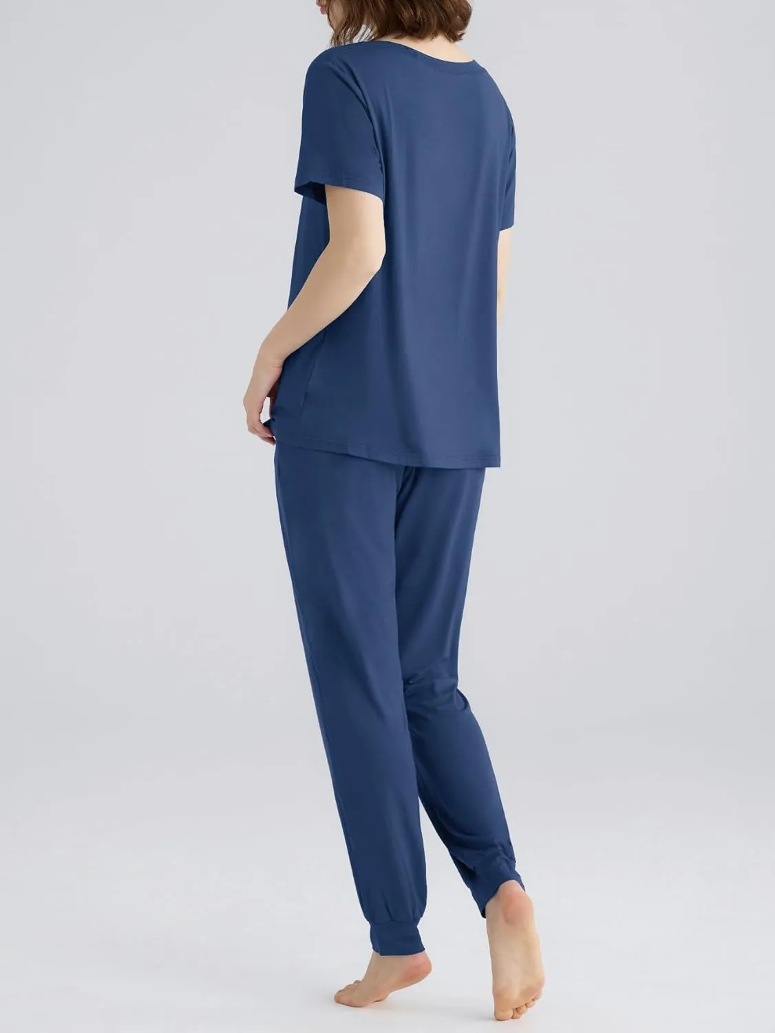 Latuza Women's Viscose Jogger Pants Lounge Pajamas Set