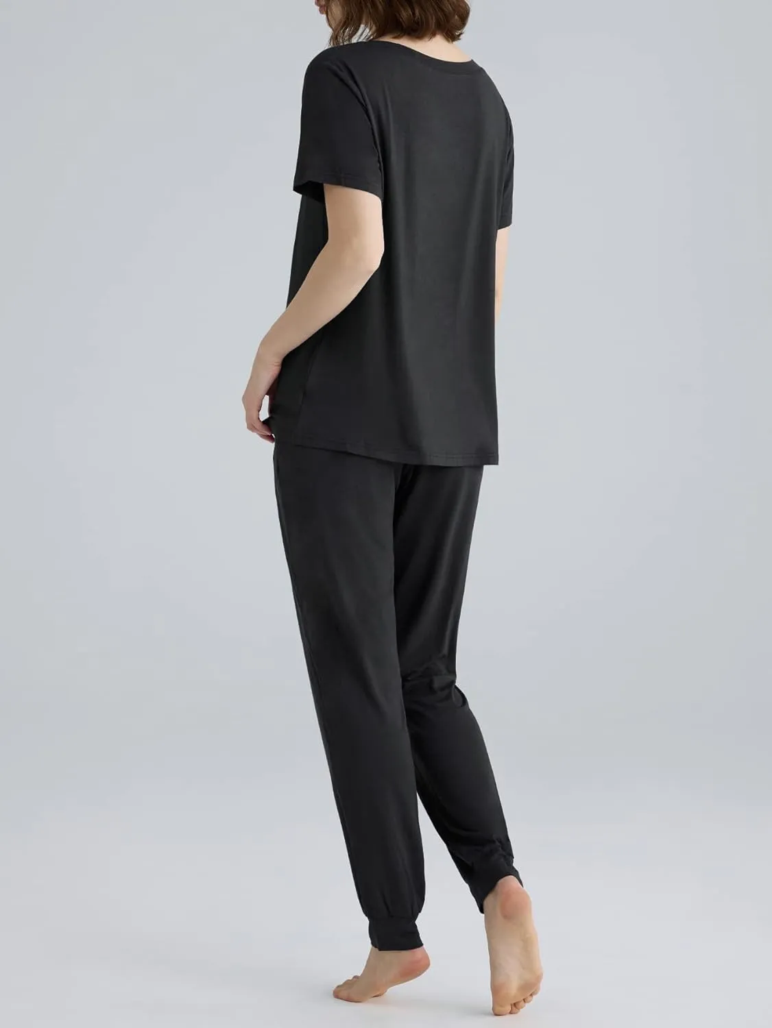 Latuza Women's Viscose Jogger Pants Lounge Pajamas Set
