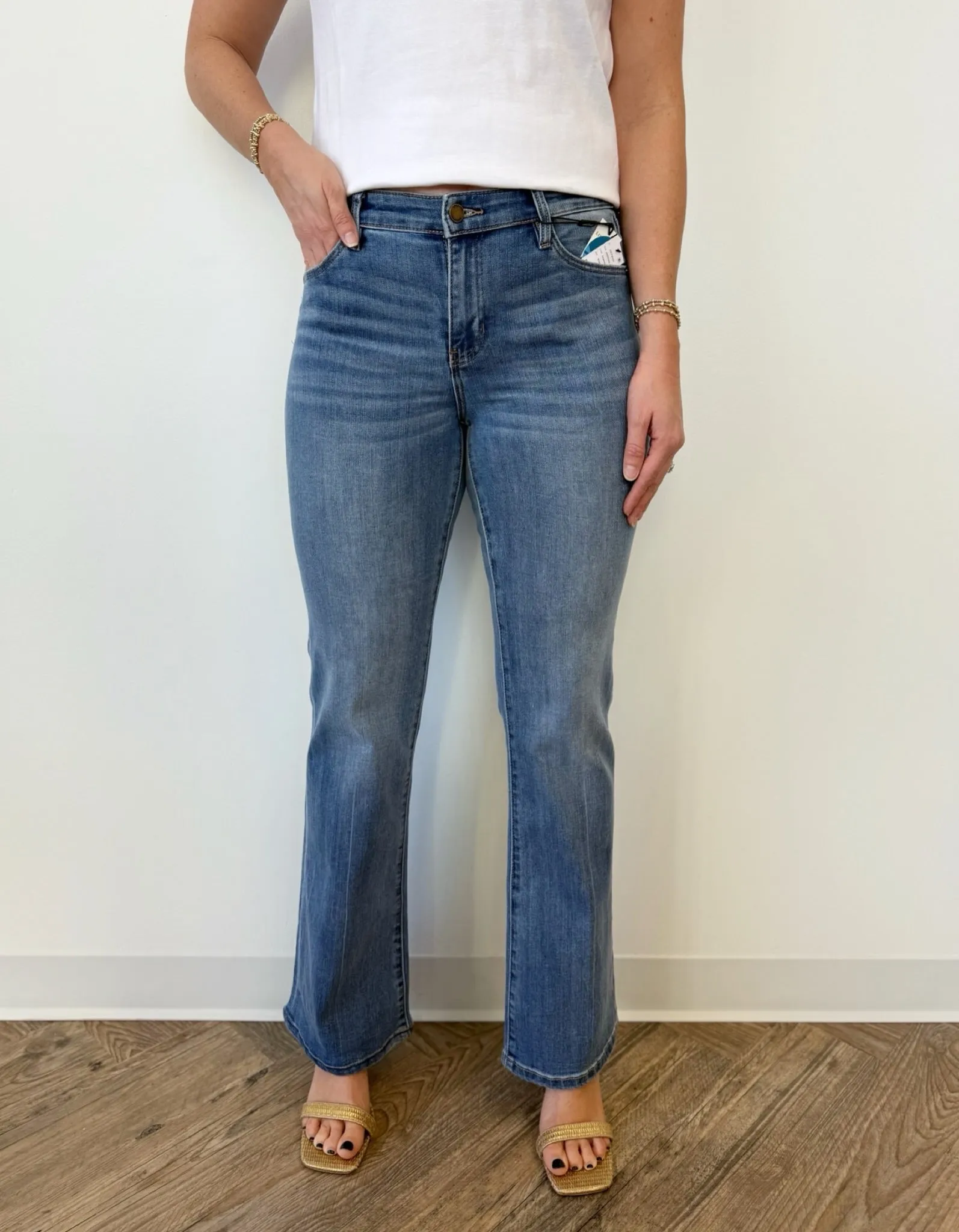 Leah High Rise Bootcut Denim