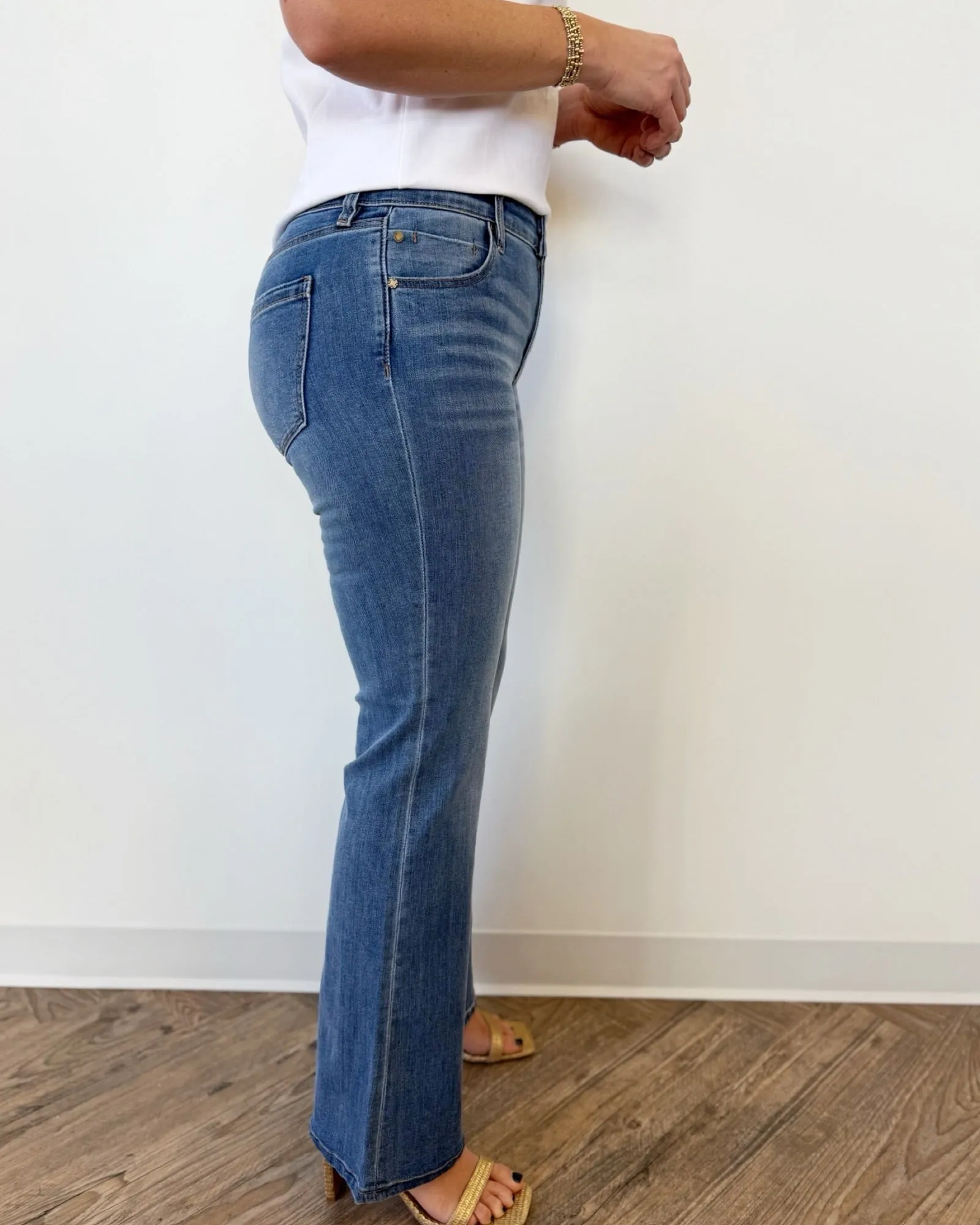 Leah High Rise Bootcut Denim