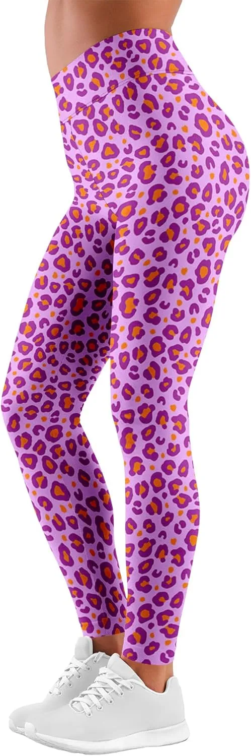 Leggings for Women Funny Printed Gym Womens Yoga Pants Floral Legging Tropical Athletic Pant