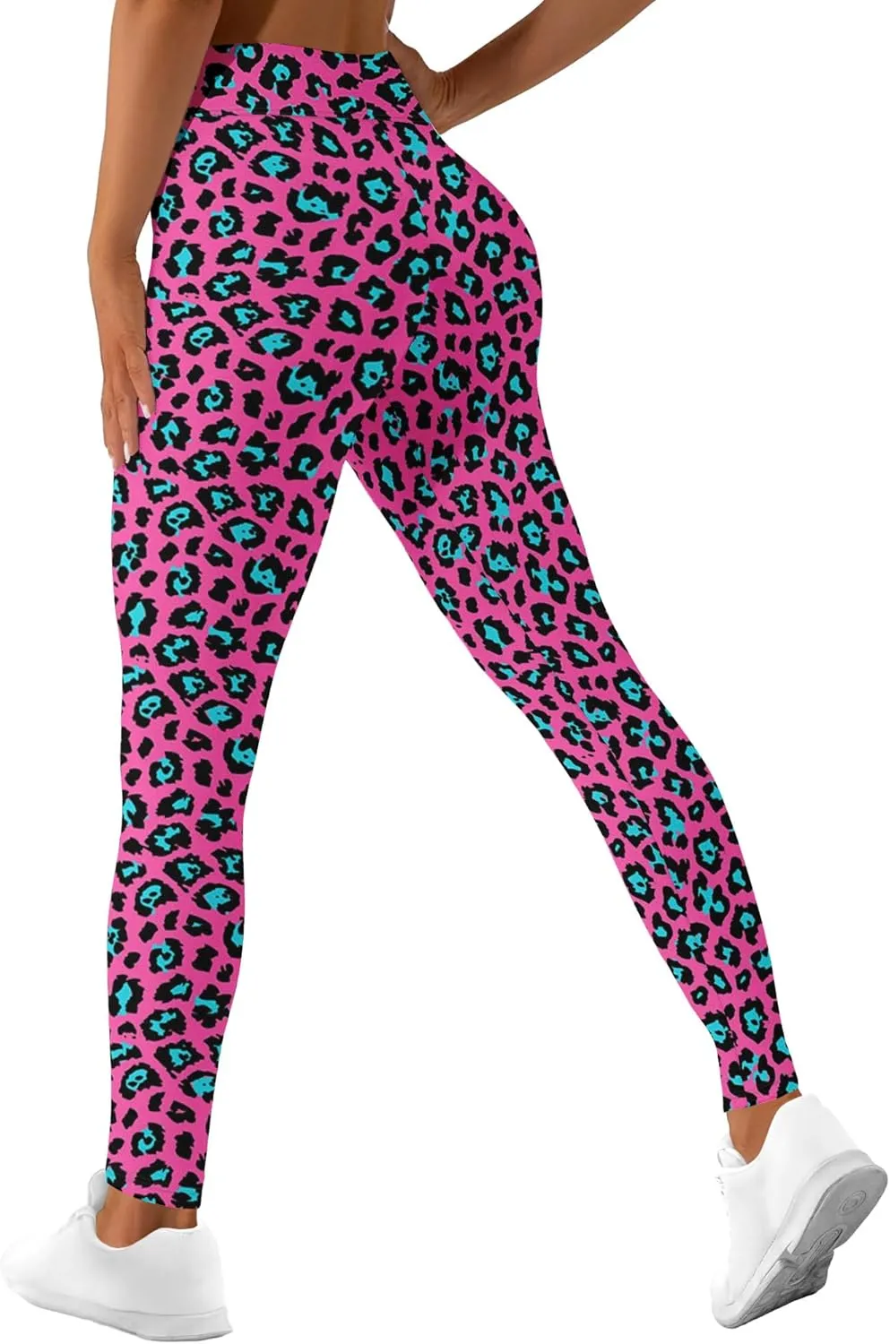 Leggings for Women Funny Printed Gym Womens Yoga Pants Floral Legging Tropical Athletic Pant