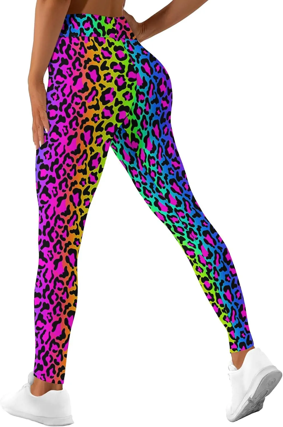 Leggings for Women Funny Printed Gym Womens Yoga Pants Floral Legging Tropical Athletic Pant