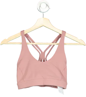 Lululemon Pink Strappy Sports Bra No Size